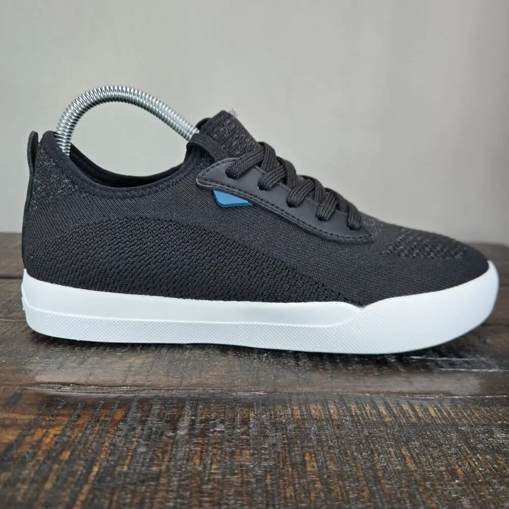 Vessi Weekend 1.5 Sneaker Womens Size 8 Waterproof Shoes Asphalt Black White
